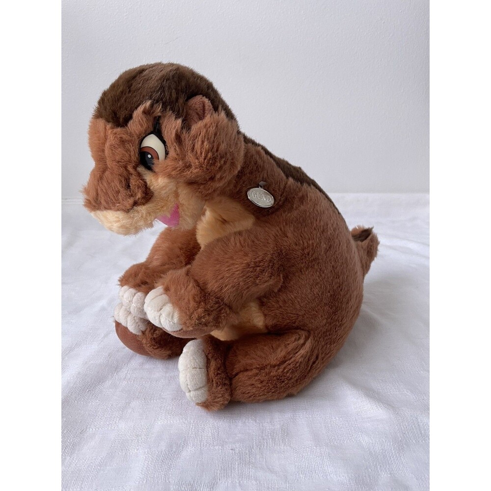 NWT Vintage 1980s Gund Land Before Time Little Foot Dinosaur Plush Stuff Animal